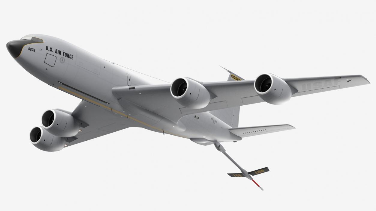 3D model Boeing KC 135 Stratotanker Refueling Aircraft