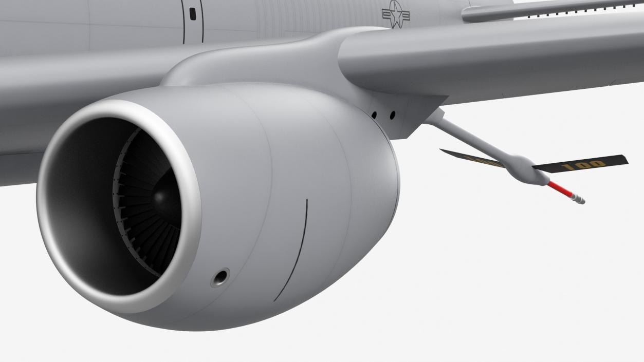 3D model Boeing KC 135 Stratotanker Refueling Aircraft