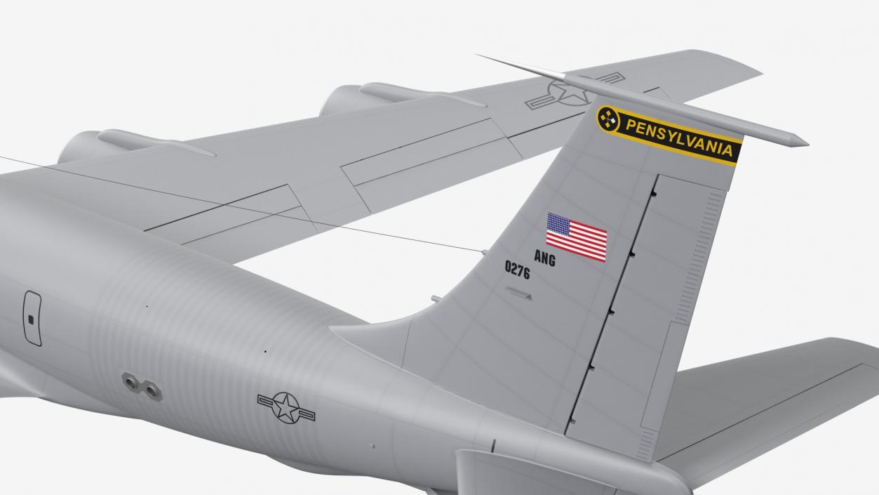 3D model Boeing KC 135 Stratotanker Refueling Aircraft