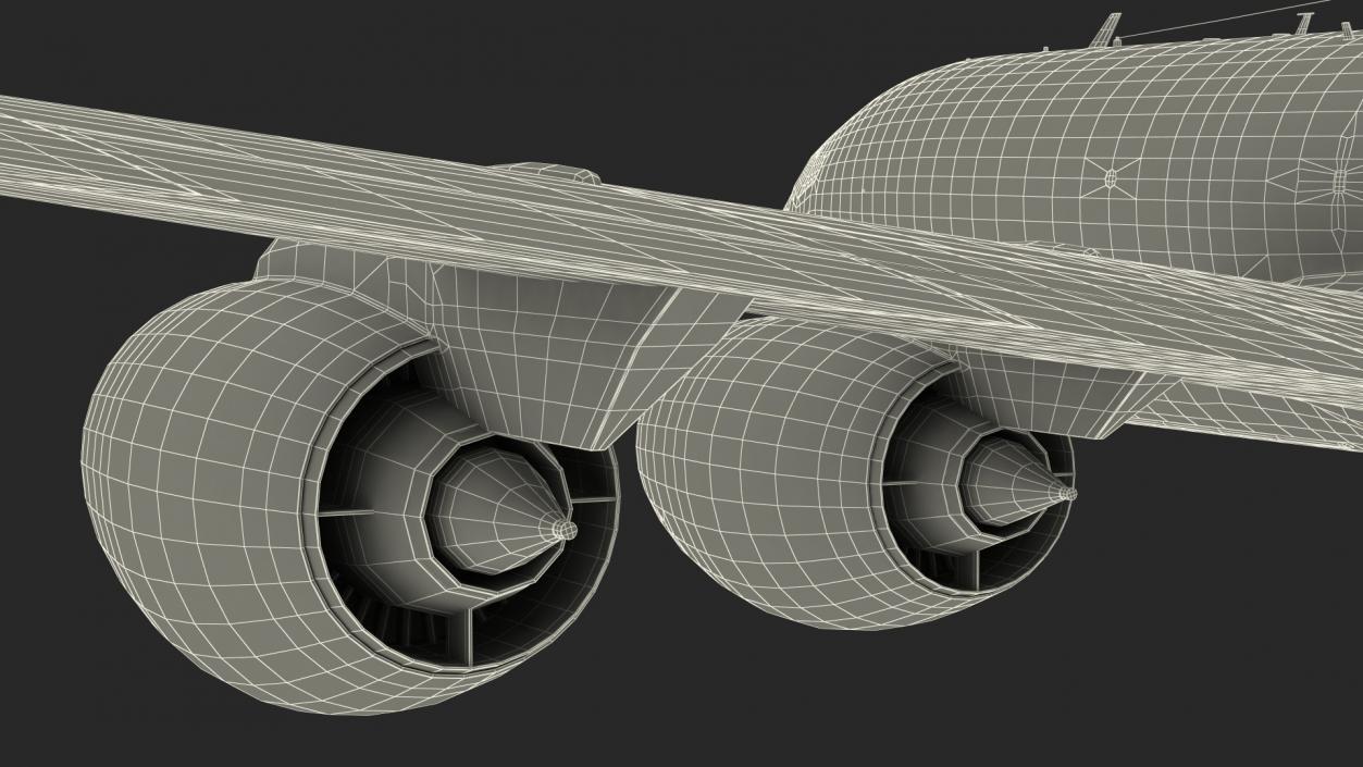 3D model Boeing KC 135 Stratotanker Refueling Aircraft