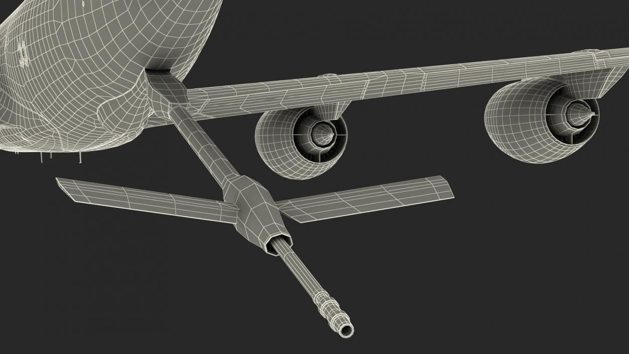 3D model Boeing KC 135 Stratotanker Refueling Aircraft