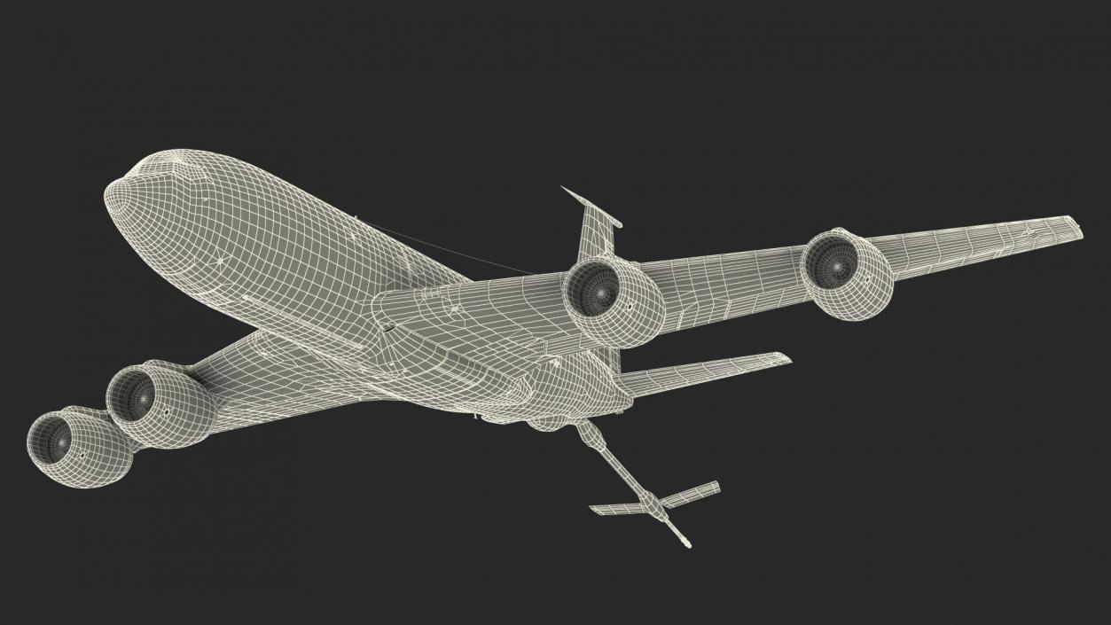 3D model Boeing KC 135 Stratotanker Refueling Aircraft