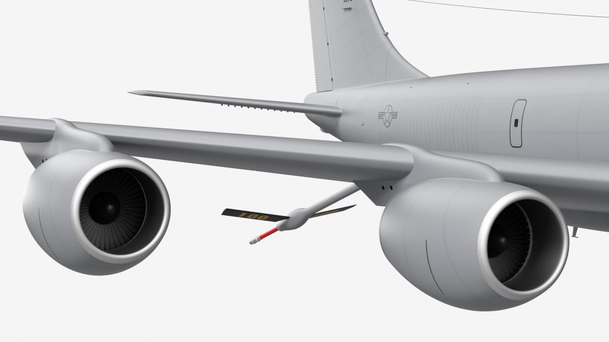 3D model Boeing KC 135 Stratotanker Refueling Aircraft