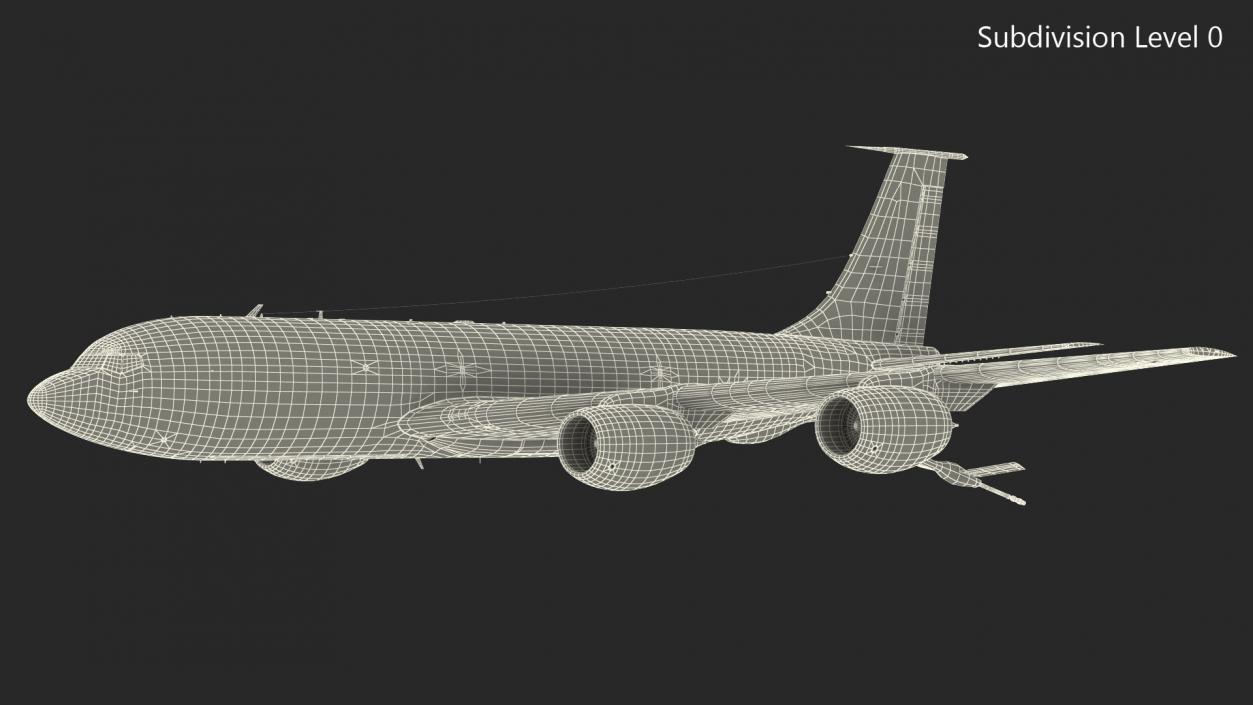 3D model Boeing KC 135 Stratotanker Refueling Aircraft