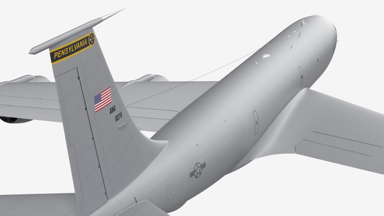 3D model Boeing KC 135 Stratotanker Refueling Aircraft