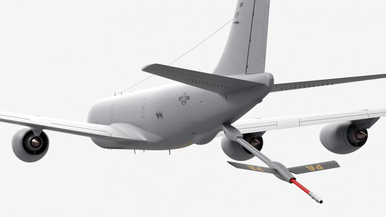 3D model Boeing KC 135 Stratotanker Refueling Aircraft