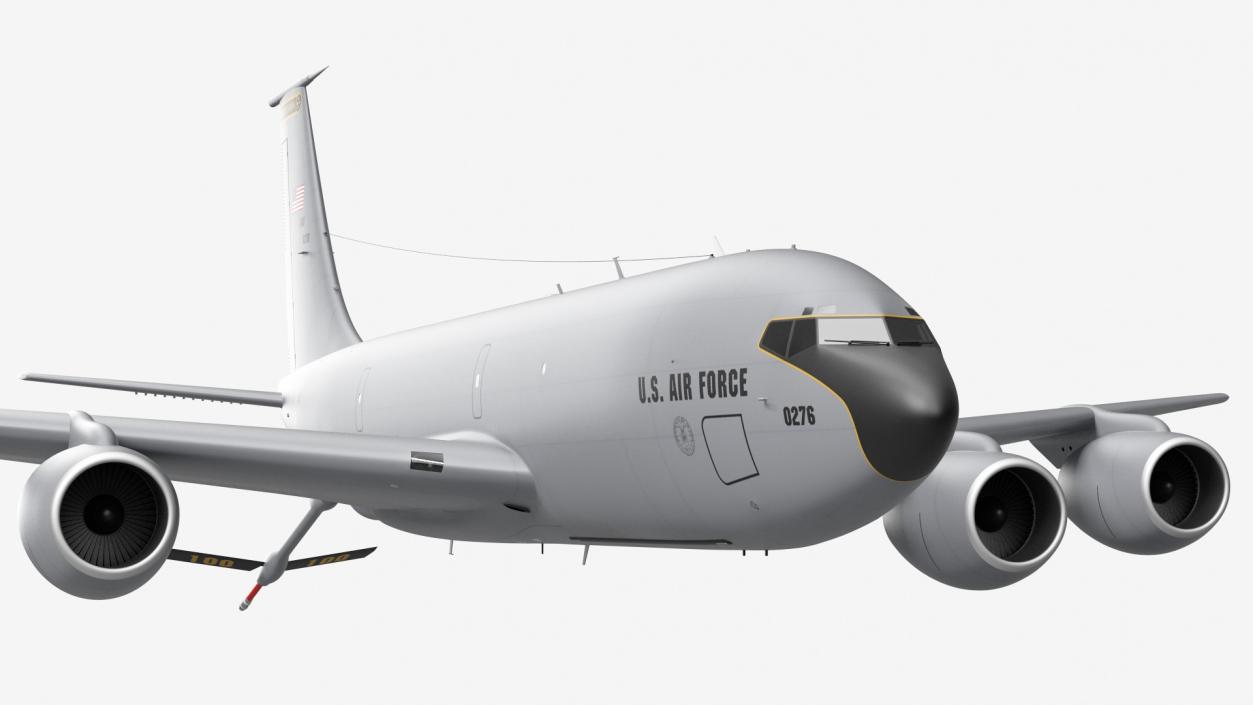 3D model Boeing KC 135 Stratotanker Refueling Aircraft