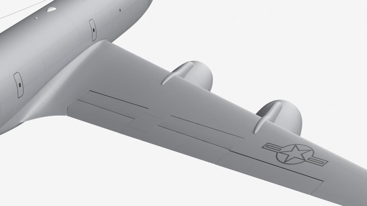 3D model Boeing KC 135 Stratotanker Refueling Aircraft