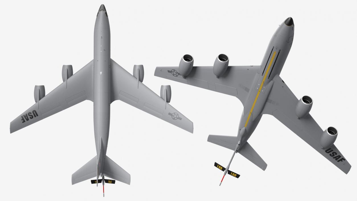 3D model Boeing KC 135 Stratotanker Refueling Aircraft