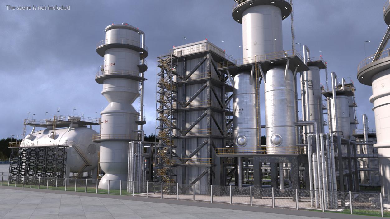 3D model Fuel Plant