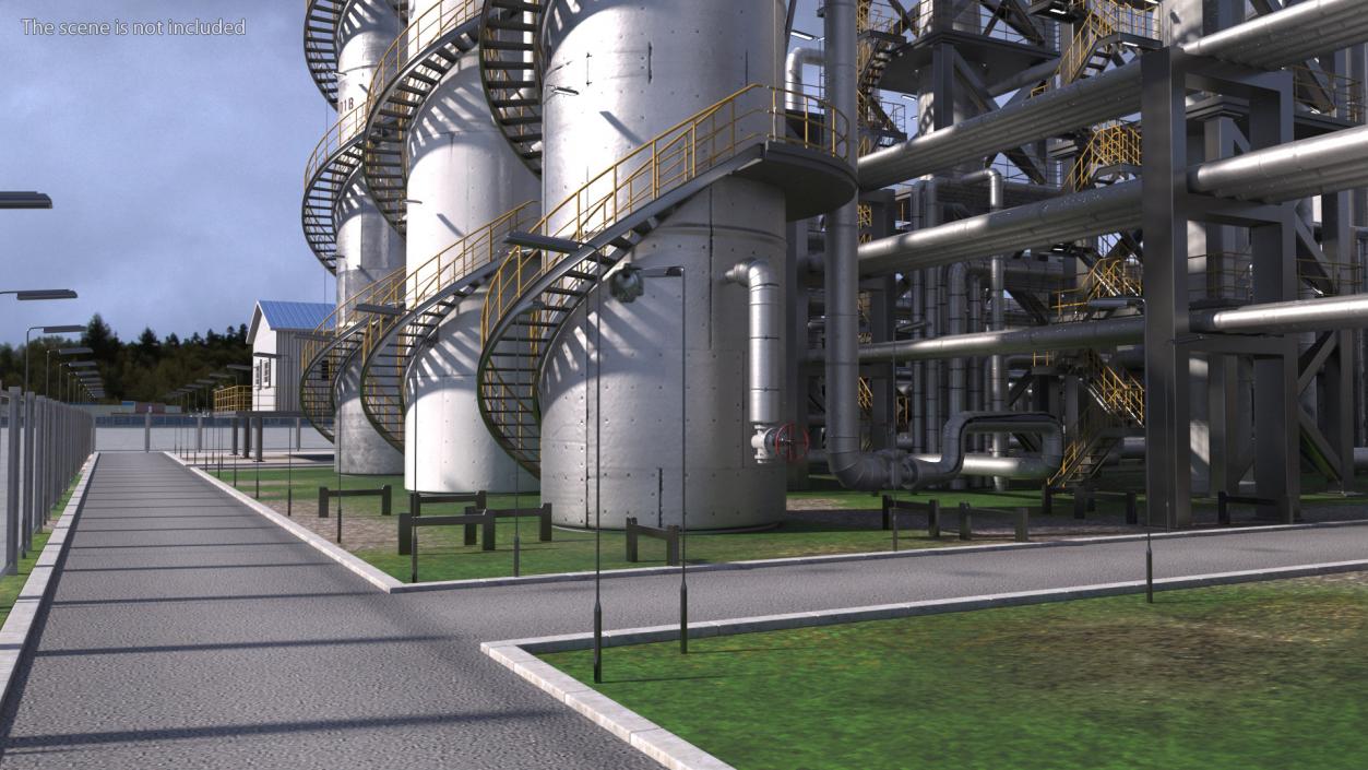 3D model Fuel Plant