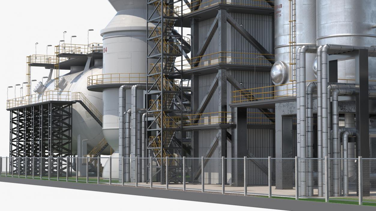 3D model Fuel Plant