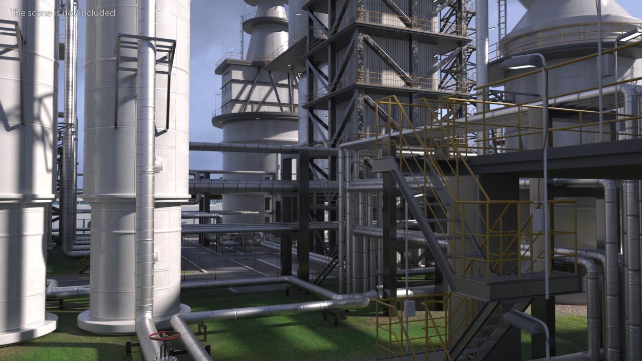 3D model Fuel Plant