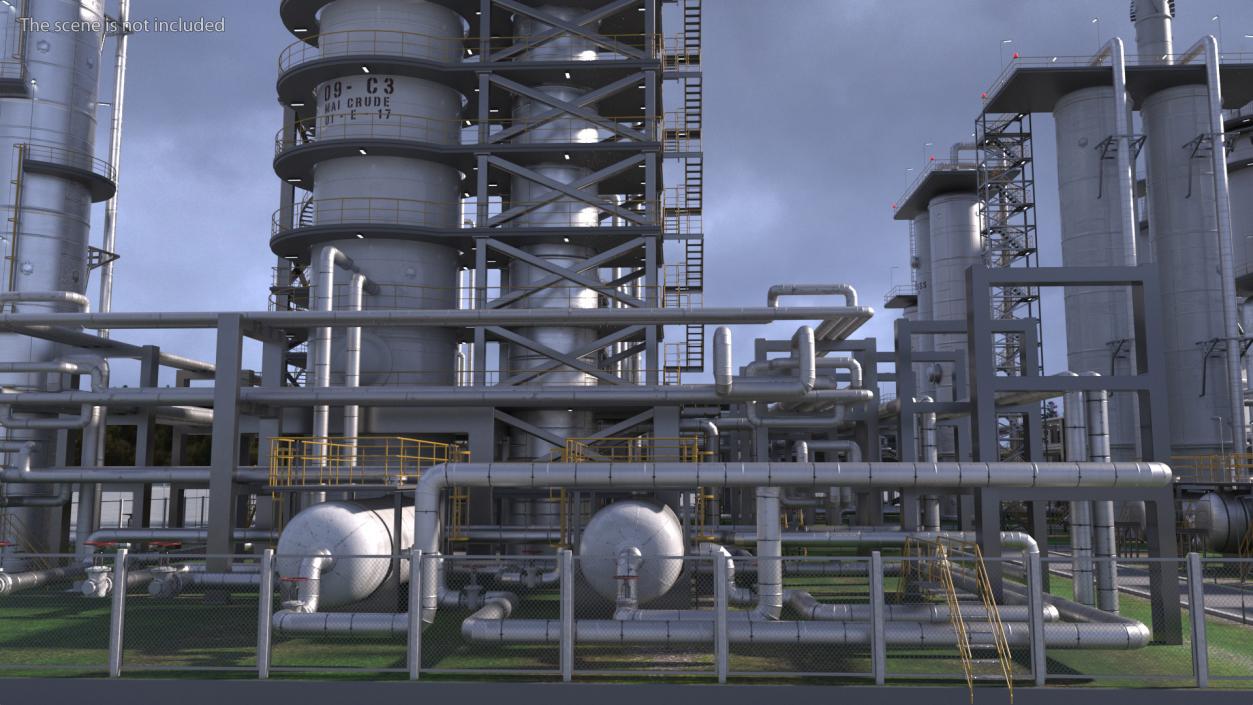 3D model Fuel Plant