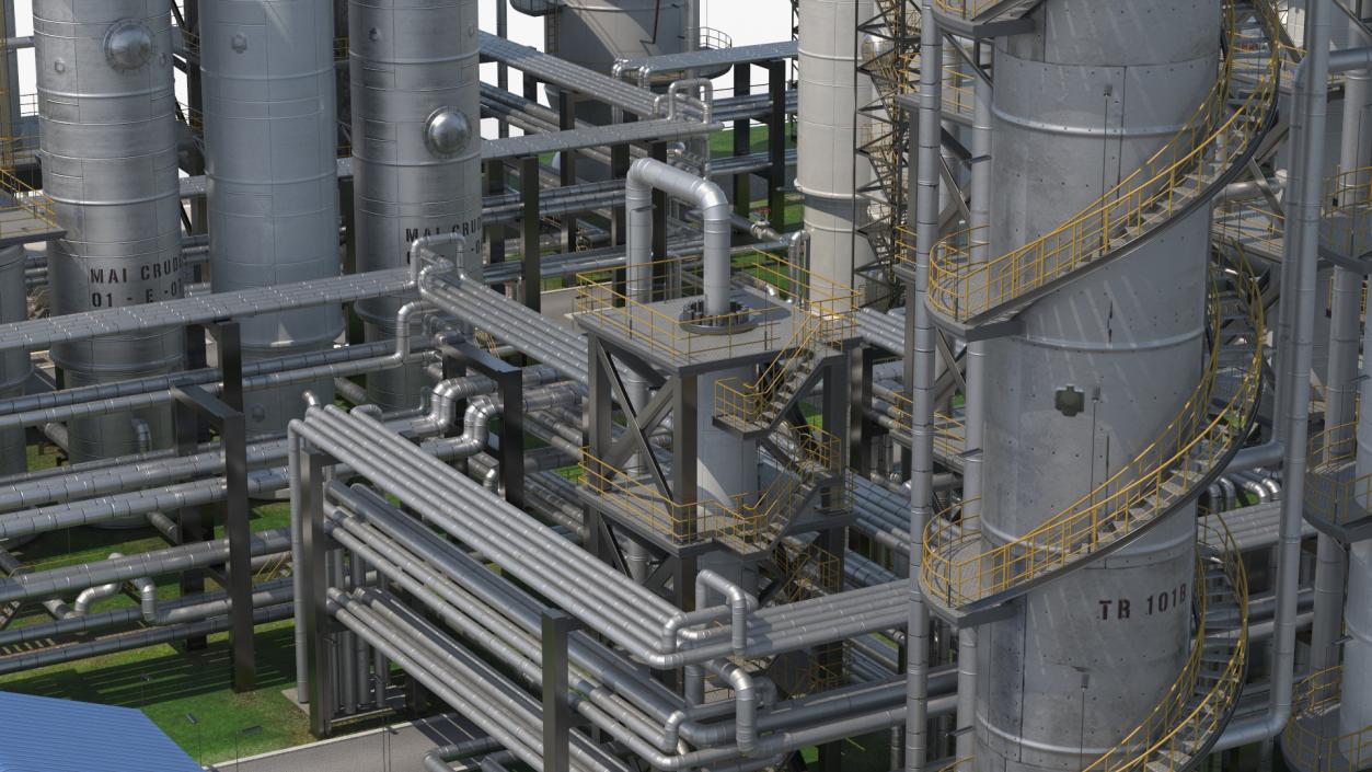 3D model Fuel Plant