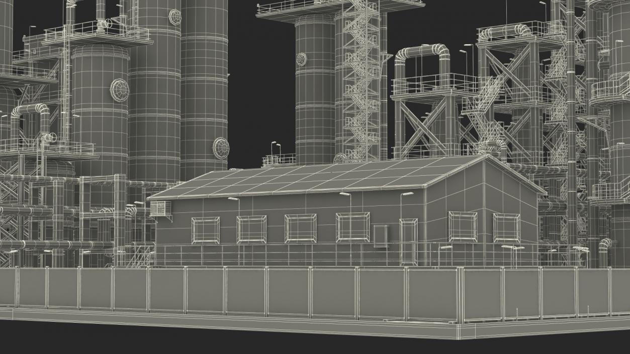 3D model Fuel Plant