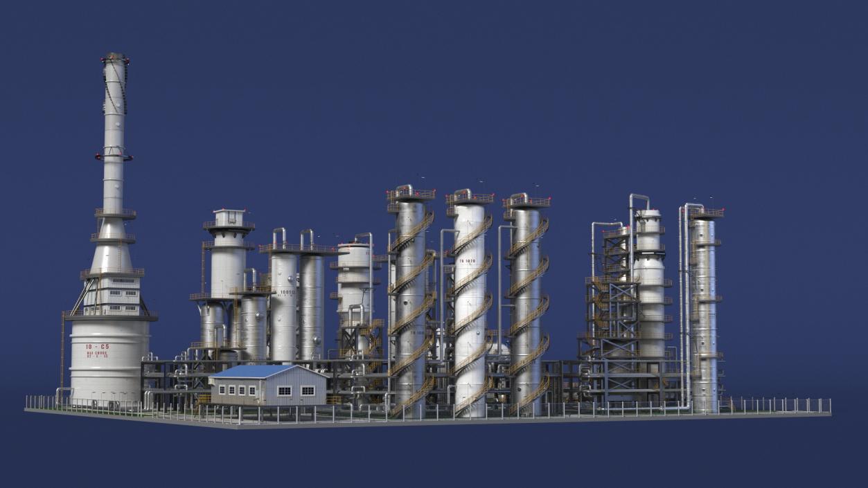 3D model Fuel Plant