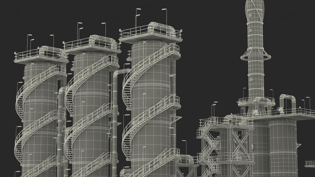 3D model Fuel Plant