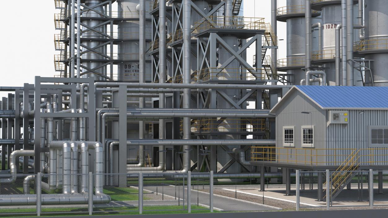 3D model Fuel Plant