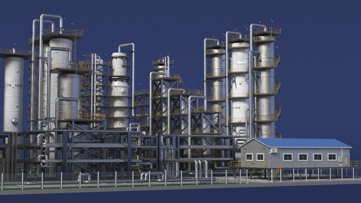 3D model Fuel Plant