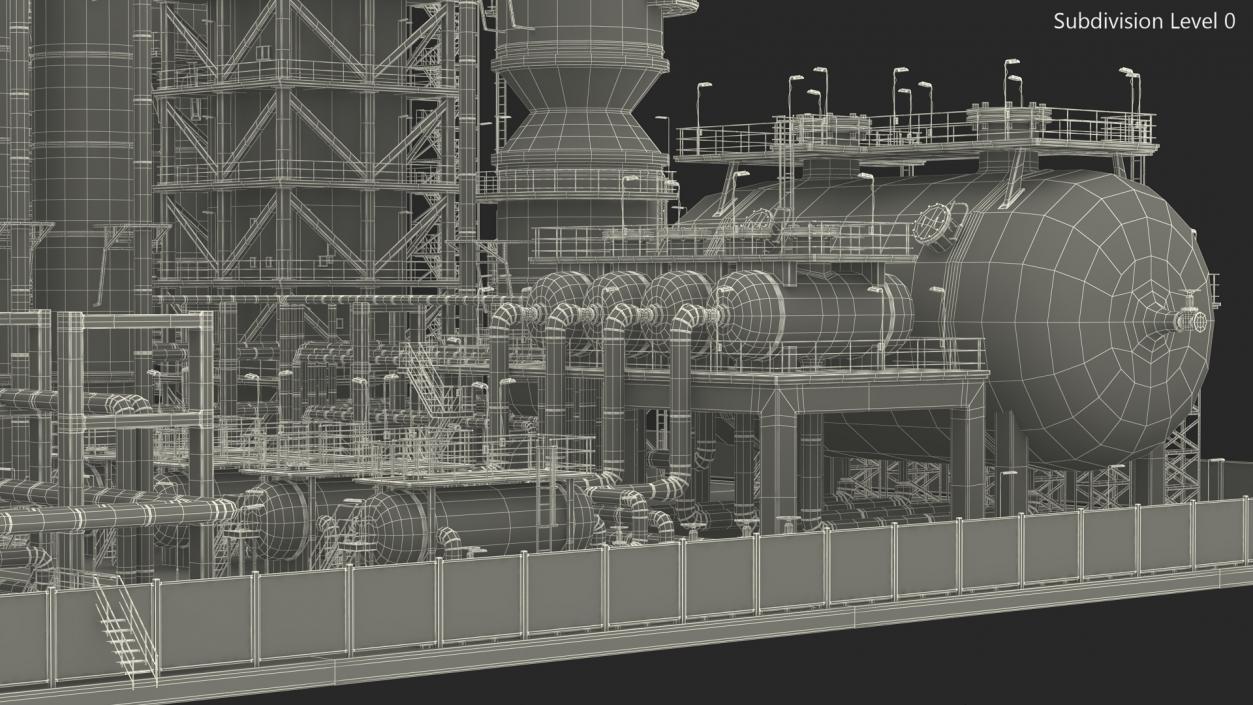 3D model Fuel Plant