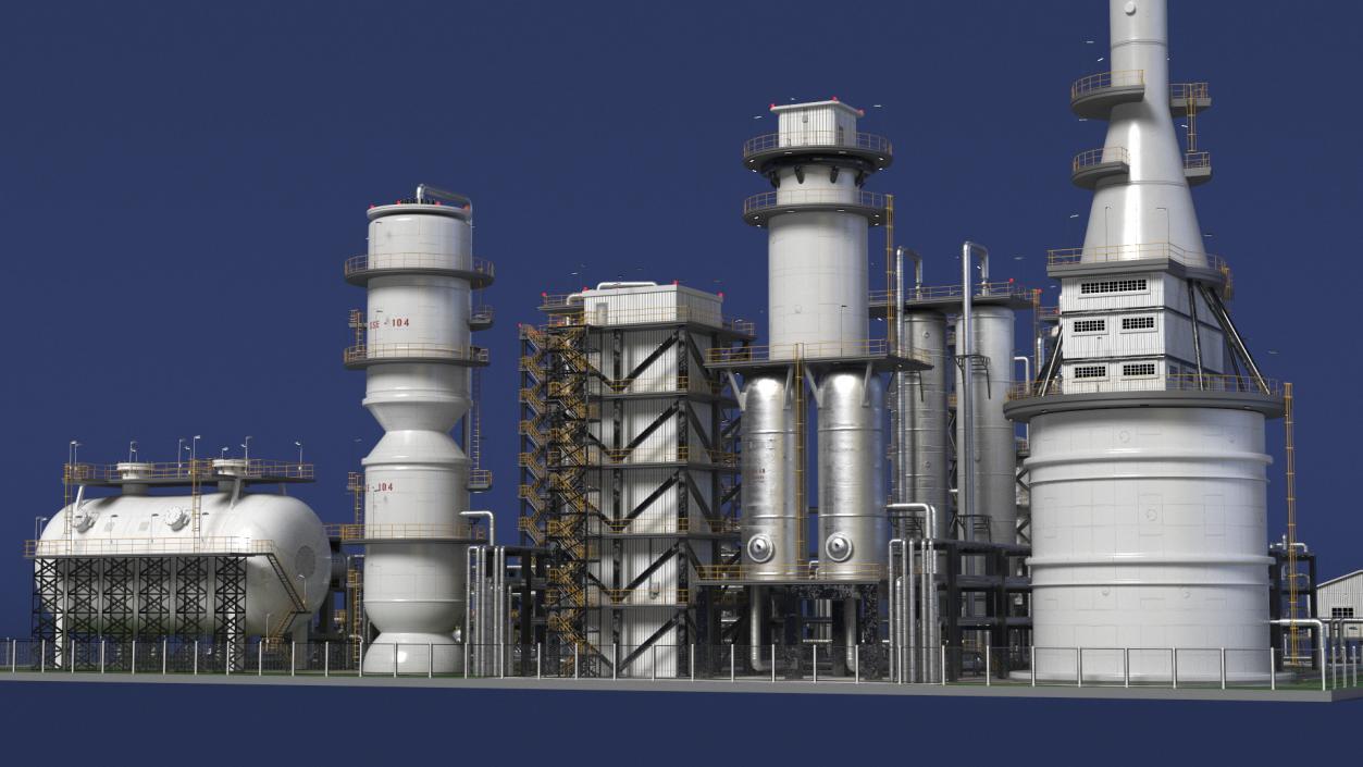 3D model Fuel Plant