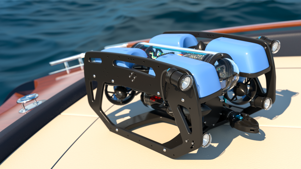 3D model Underwater Robot BlueROV2