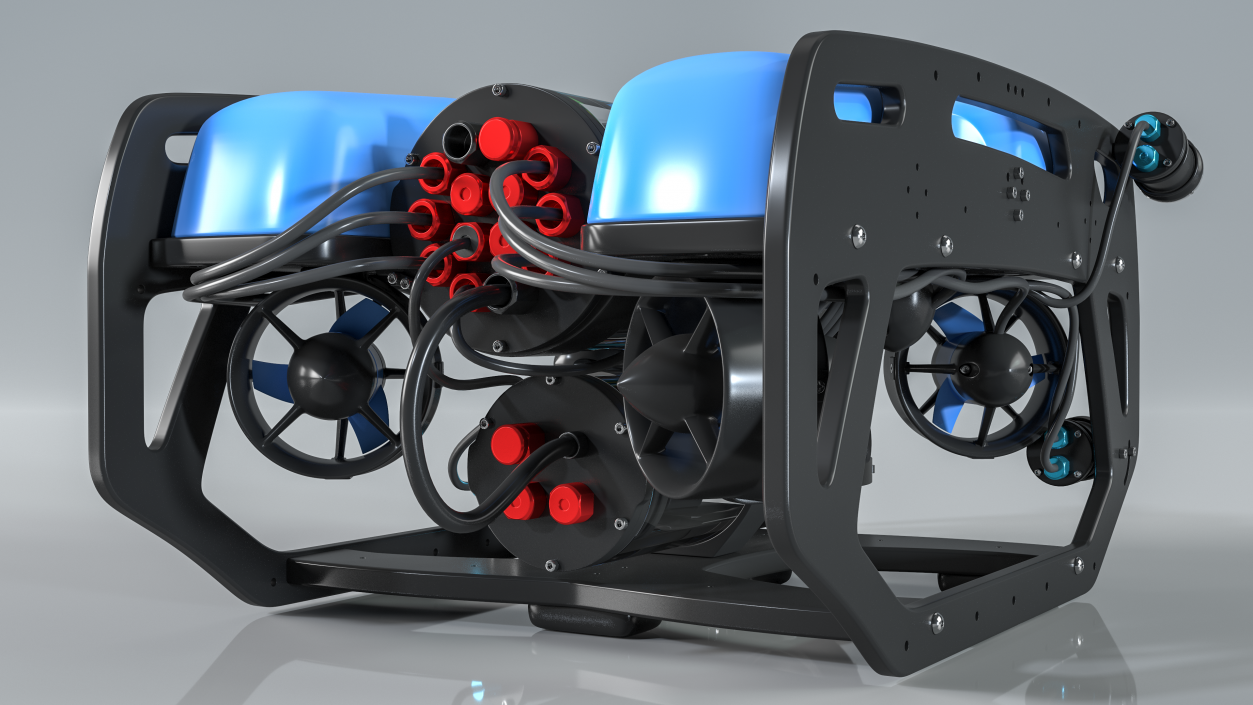 3D model Underwater Robot BlueROV2