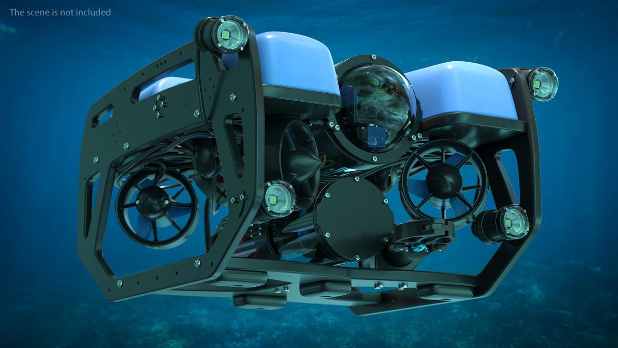 3D model Underwater Robot BlueROV2