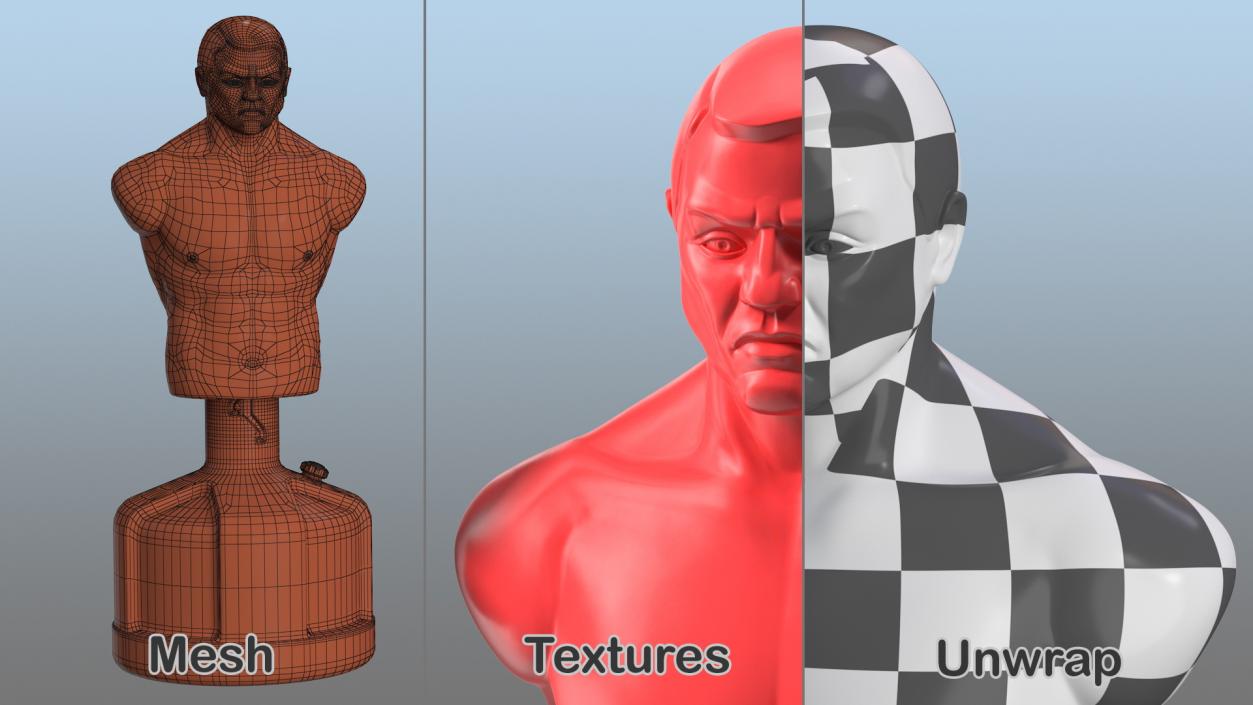 3D Punching Dummys Collection 5 model