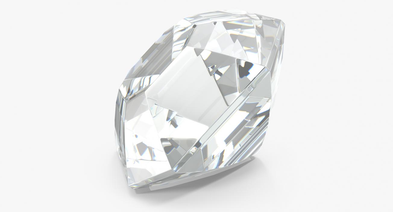 Asscher Cut Diamond 3D model