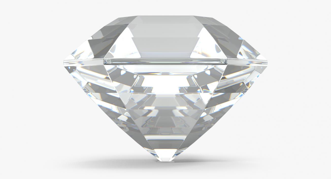 Asscher Cut Diamond 3D model