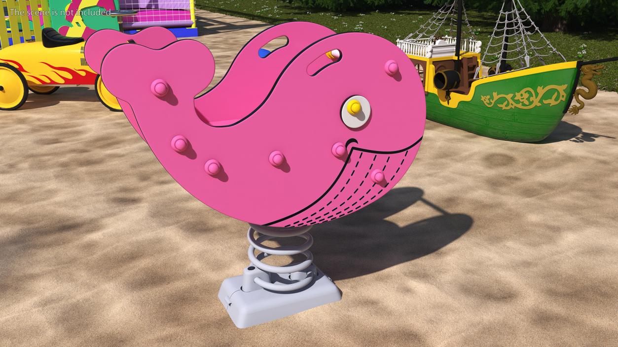 3D model Whale Playground Springer