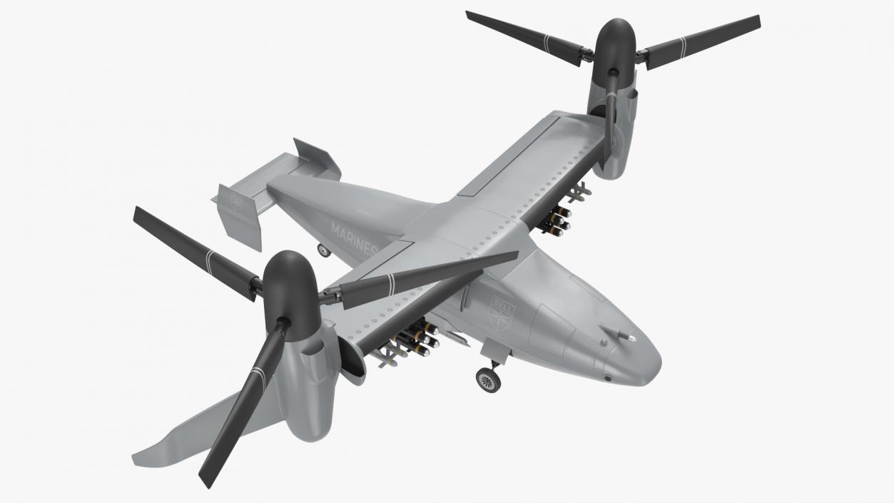 Bell V 247 Vigilant Combat Drone 3D