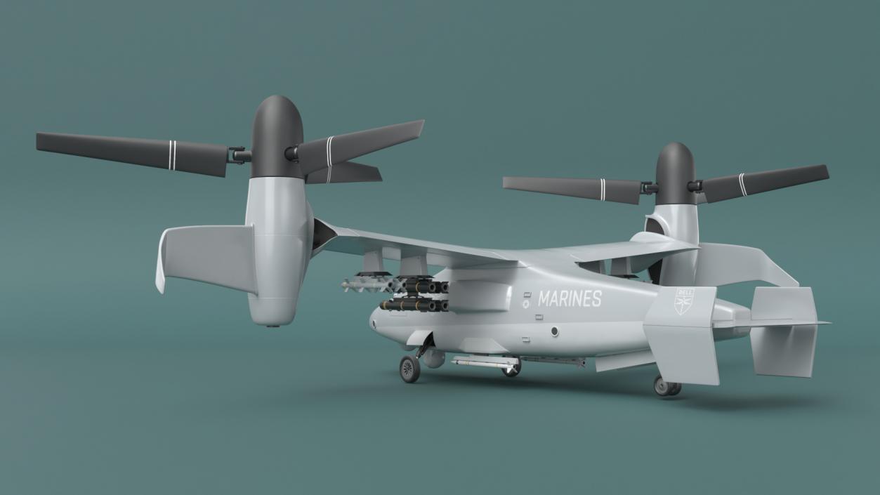 Bell V 247 Vigilant Combat Drone 3D