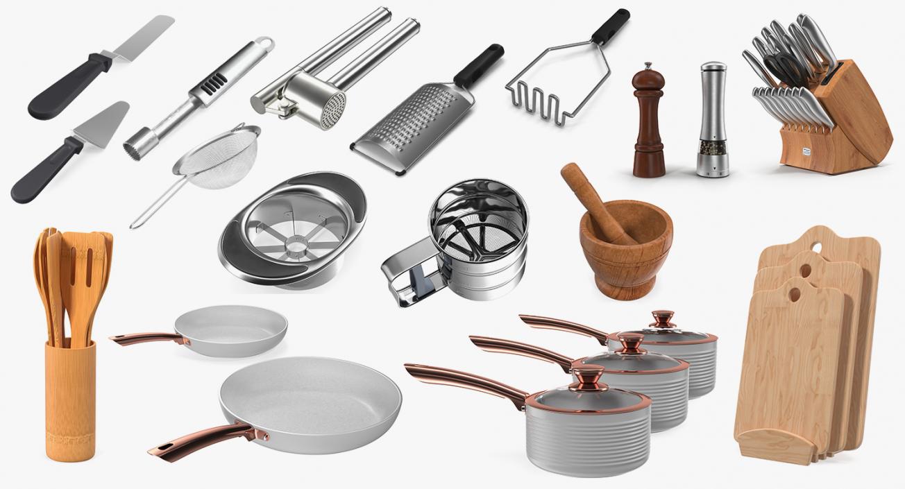 3D model Kitchenware Collection 10