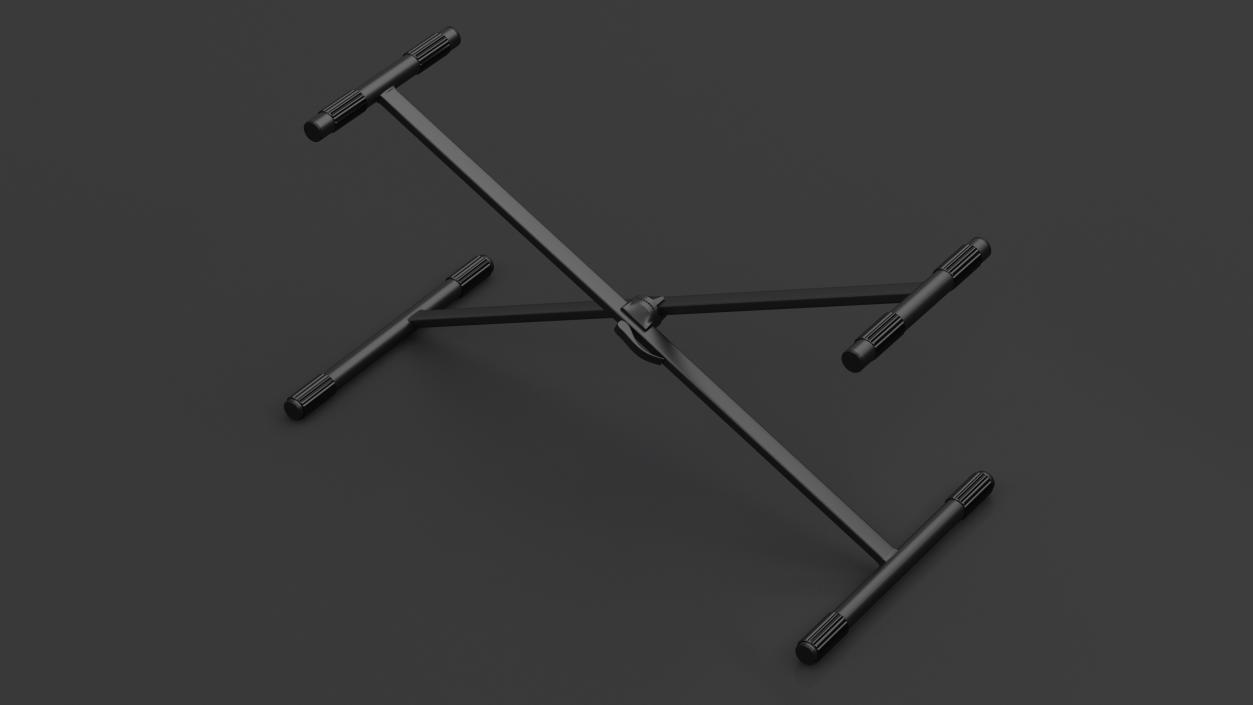 Stand for Digital Piano Black 3D model