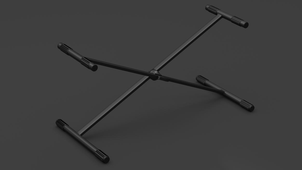 Stand for Digital Piano Black 3D model