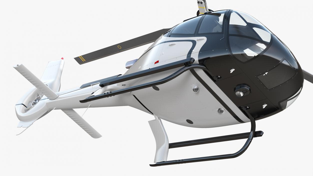 Light Civil Helicopter 3D