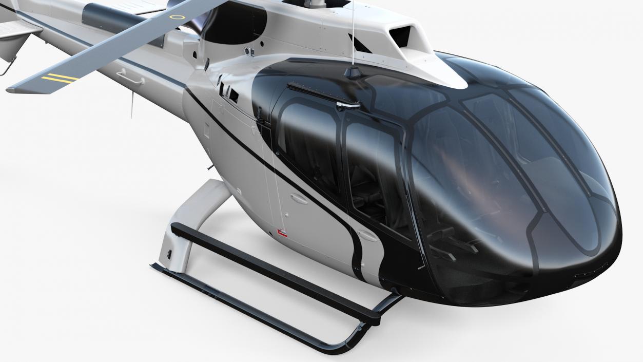 Light Civil Helicopter 3D