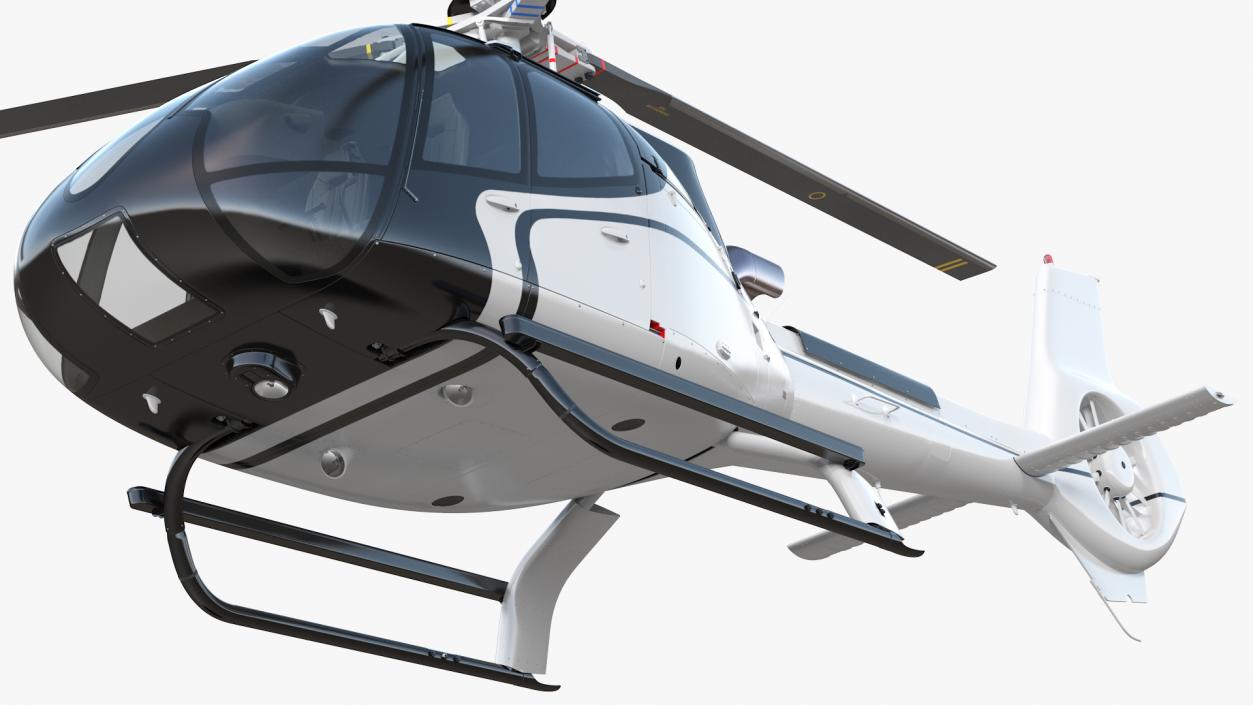 Light Civil Helicopter 3D