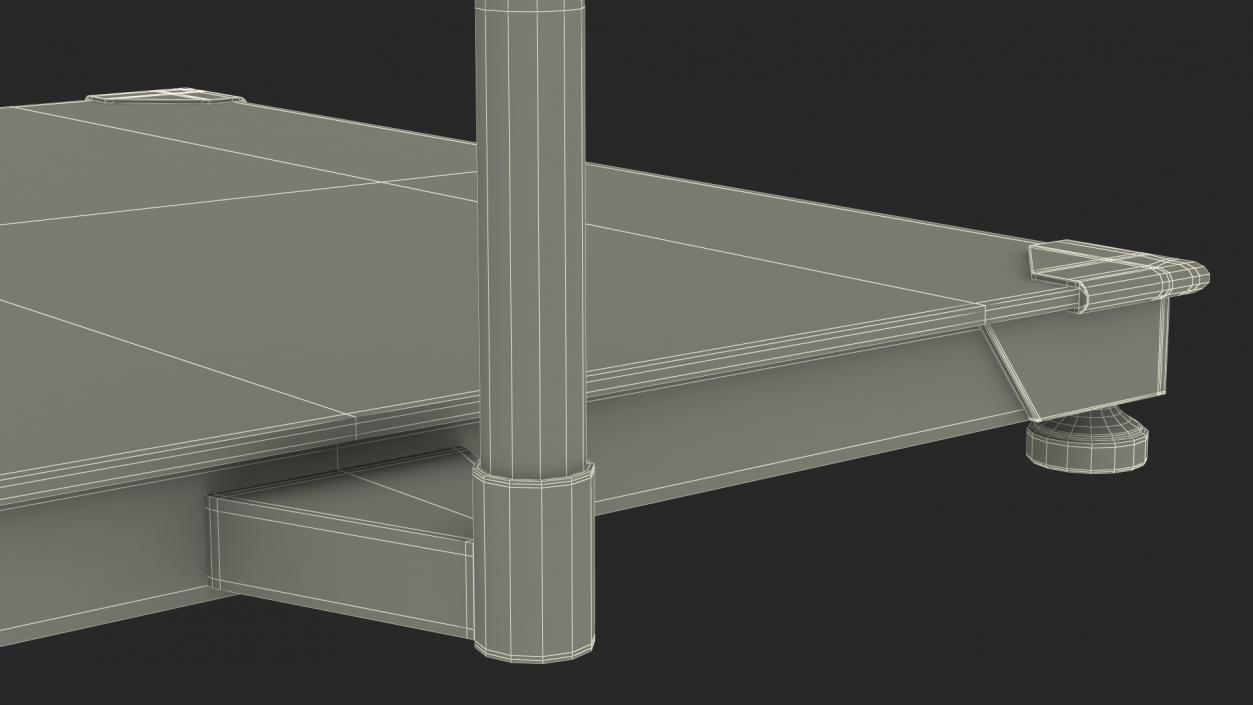 Warehouse Scale with Plastic Pallet and Parcels 3D