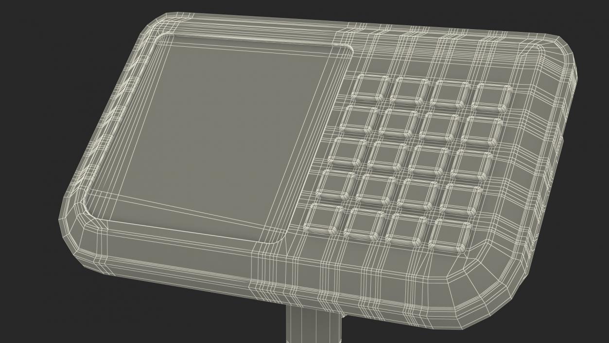 Warehouse Scale with Plastic Pallet and Parcels 3D