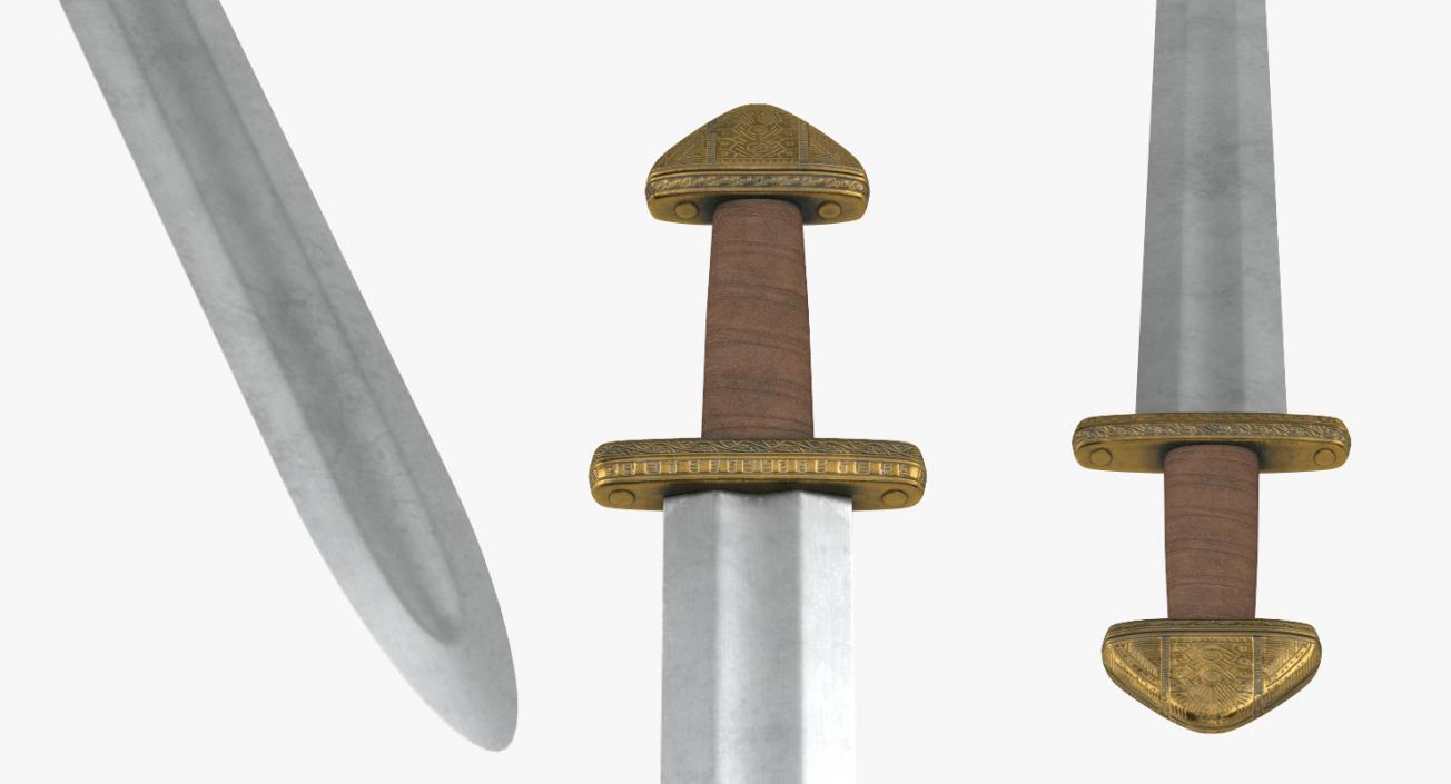 3D Medieval Swords Collection 2 model