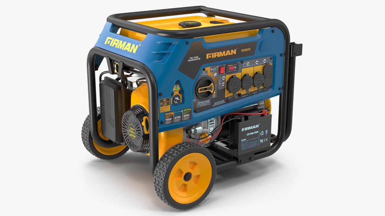 FIRMAN T07571 Tri Fuel Generator 3D