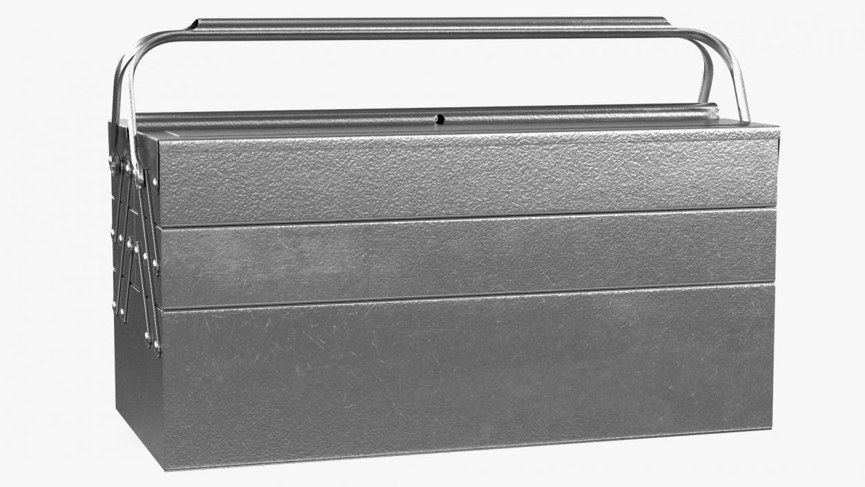 3D model Heavy Duty Metal Cantilever Toolbox