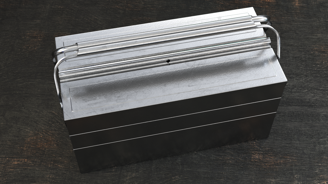 3D model Heavy Duty Metal Cantilever Toolbox