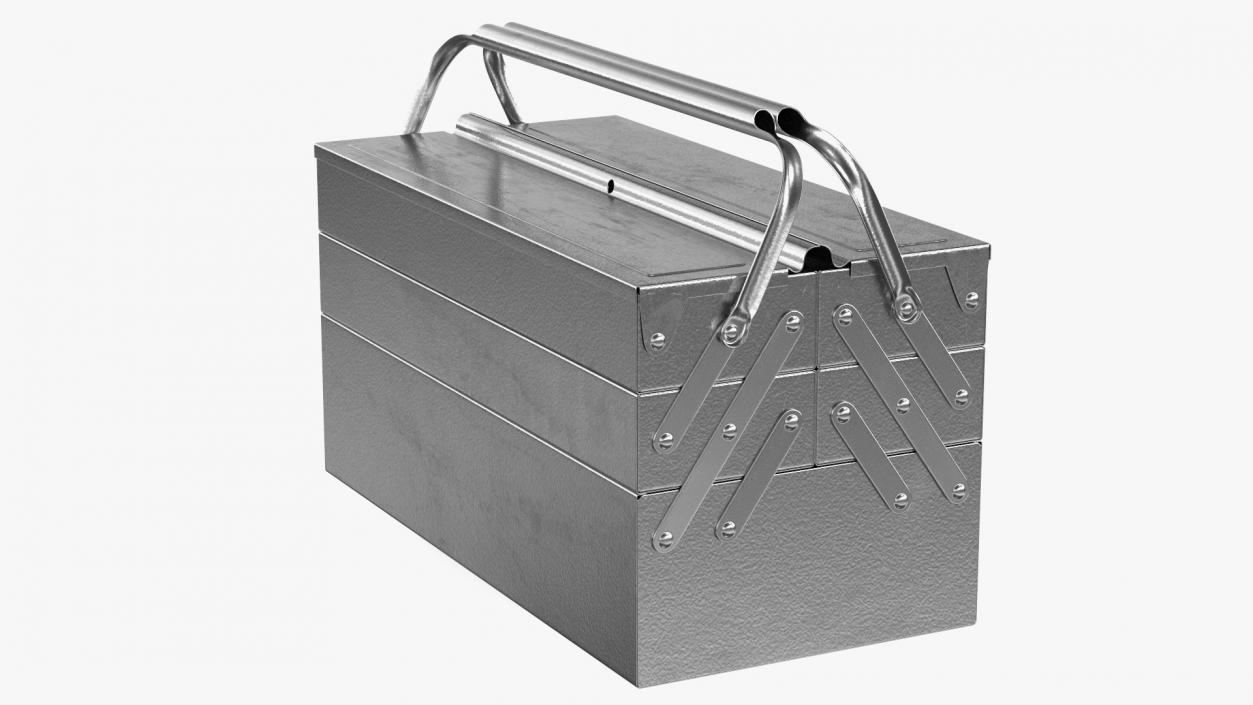 3D model Heavy Duty Metal Cantilever Toolbox