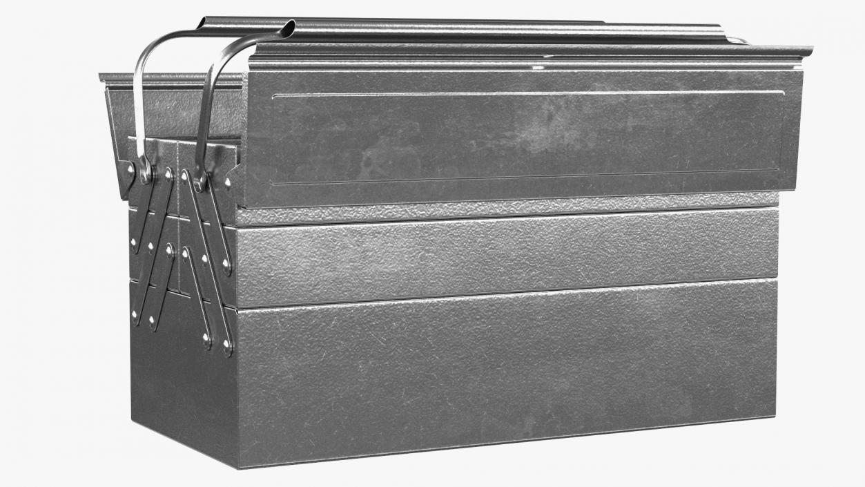 3D model Heavy Duty Metal Cantilever Toolbox