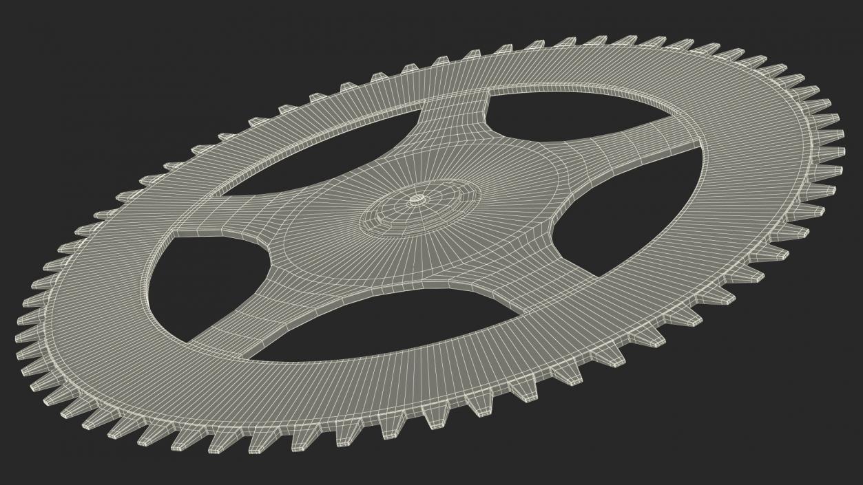 Clock Cogwheel 3D model